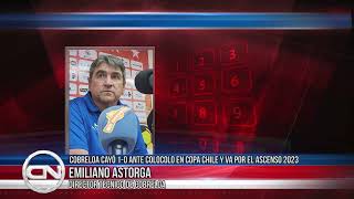 05 oct 2023 Cobreloa ahora sólo piensa en Ascenso 2023: cayó 1-0 ante Colocolo semifinal Copa Chile