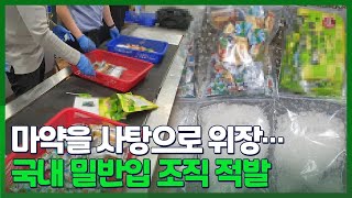 [시선두기] 마약을 사탕으로 위장…국내 밀반입 조직 적발 / 연합뉴스TV (YonhapnewsTV)