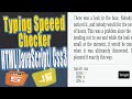 How to Build a Typing Speed Checker using JavaScript, HTML, and CSS #javascript #html #css