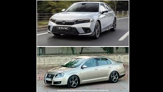 Honda Civic fe1 1.5 Vtec Turbo cvt vs VW Jetta 2.0 TDİ DSG