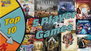 Our Top Ten Quality Board Games That Play Five or More People