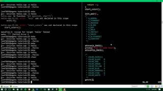 Ncurses Tutorial 4 - Attributes and Colors (attron, attroff, has_colors, start_color, init_pair)