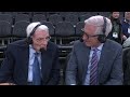 dame honors emotional hubie brown as he is presented with the game ball in his final nba broadcast