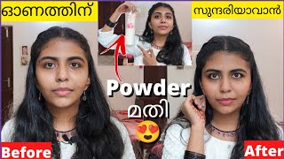 😍Onam Makeup Look Using Talcum Powder |🔥Onam Makeup Look Malayalam 2022 | Reshh Vlogs| #reshhvlogs