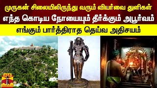 முருகன் சிலையிலிருந்து வரும் வியர்வை துளிகள்.. எந்த கொடிய நோயையும் தீர்க்கும்..