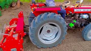 Tafe 30 di on Agristar Rotavator #messeyferguson#tractorlover #trending