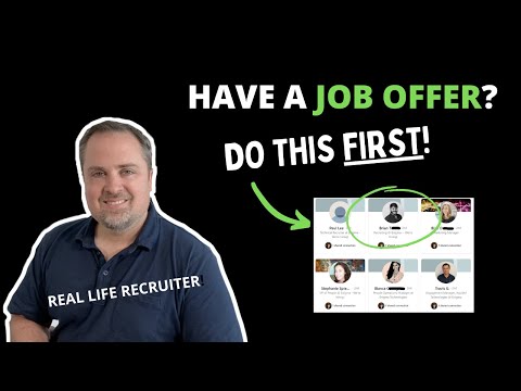4 critical steps to follow before accepting a JOB OFFER!