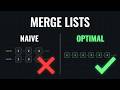 LeetCode 21 · Merge Two Sorted Lists — Two Pointer Merge (Python)
