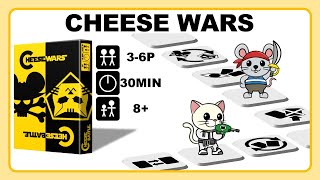 【ルール紹介】『CHEESE WARS』3～6人用すごろく×正体隠匿ゲーム