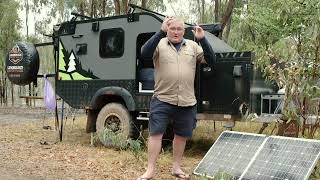 Tips \u0026 Hints - Portable Solar Panels With Lumberjack Camper Trailers