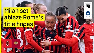 HIGHLIGHTS | AC Milan vs. AS Roma (Serie A Femminile 2024-25 Matchday 16)