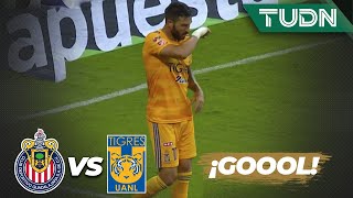 ¡DOBLETE! Gignac anota el segundo de Tigres | Chivas 0-2 Tigres | Copa GNP por México | TUDN