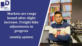 Week 3 - 2024: Markets are range bound after slight increase. Freight hike adjustments in progress