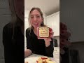 trying the viral fondue from trader joe’s