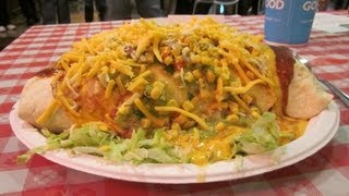 4.5LB MEXICUTIONER BURRITO EATING CHALLENGE!!