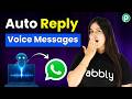 Create WhatsApp AI Chatbot that Replies to Voice Messages Automatically