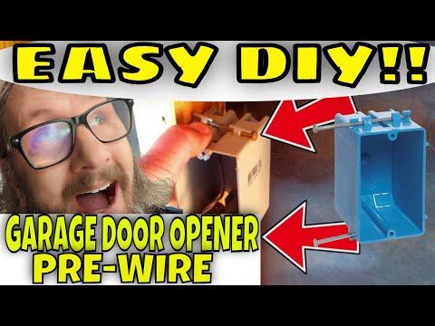 What size wire is used for garage door opener?