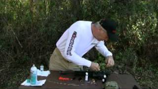 Bore Squeeg-E Firearm Cleaning Demonstration Part 1 of 2