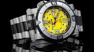 Reactor 55507 Poseidon 1000 M Water Resistance Bracelet Watch