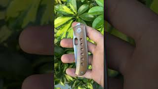 WINGMANEDC MTNT MACH 3 - M390 - TITANIUM W/ COPPER INLAY Knife From Recon 1