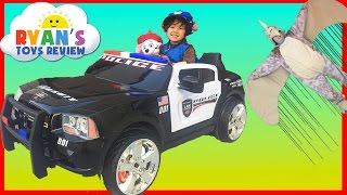 Police Car Power Wheels Ride-On for kids with Paw Patrol