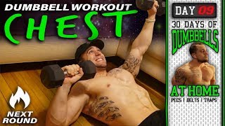 Chest Workout At Home With Dumbbells | 30 Days to Build Pecs, Delts & Trap Muscles - Dumbbells Only!