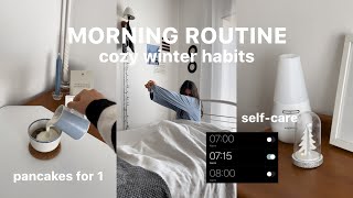 7am winter morning routine 🌨 simple habits to keep you cozy yet productive during the colder months