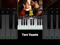 Tere Vaaste Piano Tutorial #shorts #piano