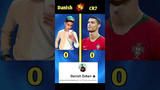 Danish Zehen vs Cristiano Ronaldo ? #shorts #facts