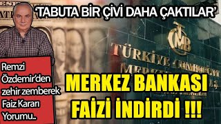 #CANLI TCMB'den Skandal Karar | Faizi 13'e İndirdi! | Remzi Özdemir'den Zehir Zemberek Açıklamalar!