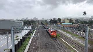 台鐵 宜蘭線 柴電機車 混編貨列  中里站 通過