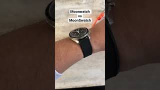 Omega Speedmaster Moonwatch and Omega x Swatch MoonSwatch Side-by-side Comparison