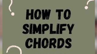 ❓How to simplify chords on the Ultimate Guitar app