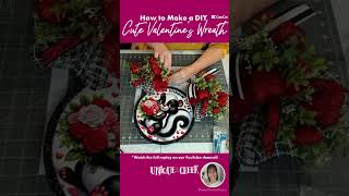 How to Make a Cute Skunk Wreath for Valentine's Day