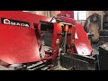 amada hfa 400w saw cutting metal