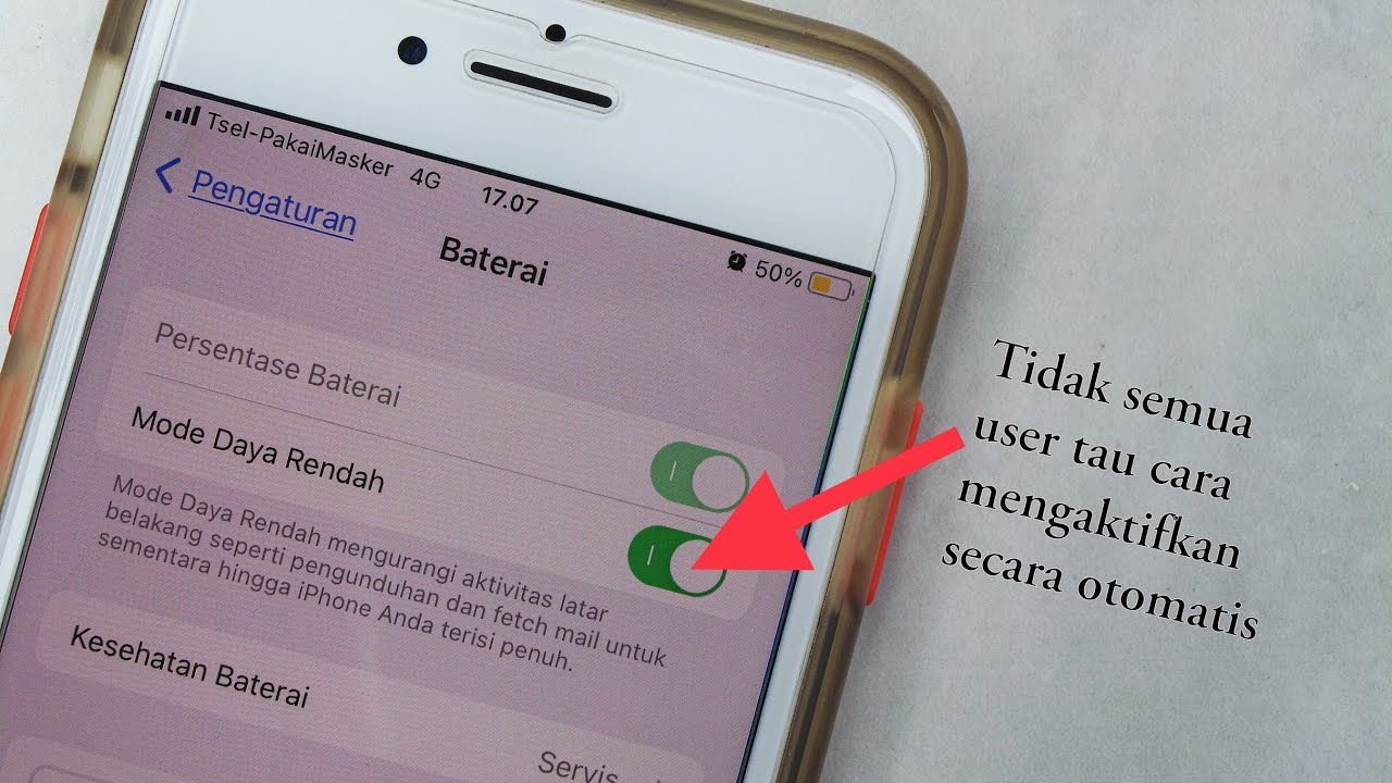 Mode Daya Rendah Pada IPhone Dan Mengaktifkannya Secara Otomatis - YouTube