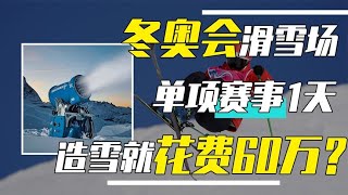 滑雪场的雪都是“假”的？冬奥会单项赛事，1天就要花60万造雪？