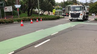 Westconnex traffic control confusion for cyclists at intersection of Lilyfield Rd and Catherine St