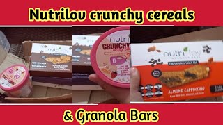 nutrilov cereal and granola bars