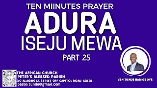 ADURA ISEJU MEWA (APA KARUNDINLOGBON) - 15TH JANUARY 2021  | VEN TUNDE BAMIGBOYE