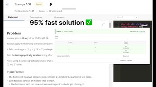 CodeChef Starters 100 | Stamps 100 || Solution✅ #codechef #codechefsolution