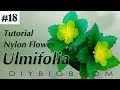 Nylon stocking flowers tutorial #18, How to make nylon stocking flower step by step