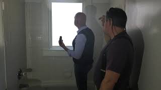 Hidden water damage created toxic mold.