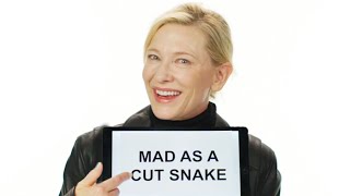 Cate Blanchett Teaches You Australian Slang | Vanity Fair