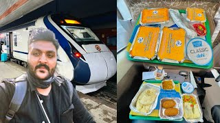 Vande Bharat Executive Class Journey || IRCTC Food Catering Start || Khana hi Khana 🤤