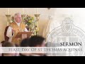 Sermon - The Virtue of St. Thomas Aquinas  - Fr. Le Roux - Feast day of St. Thomas Aquinas -03/07/23