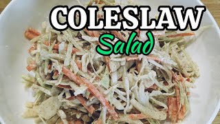 Homemade Coleslaw Recipe| Healthy Coleslaw Salad | How to make Coleslaw | #salad