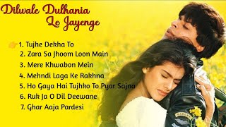 Dilwale Dulhania Le Jayenge Movie All HD Songs | Shah Rukh Khan | Kajol | #trending #love #lovesong