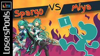 Sparg0 (Pyra/Mythra) vs Miya (Game and Watch) - Litvitational 3 - Ultimate Singles - Losers Pools