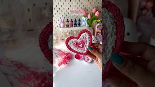 Heart Tissue Textured Art #shortviral #diy #diycrafts #artandcraft #artshorts #painting #handmade